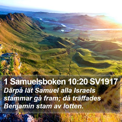 1 Samuelsboken 10:20 SV1917 Bible Verse Image