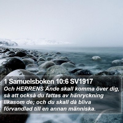 1 Samuelsboken 10:6 SV1917 Bible Verse Image