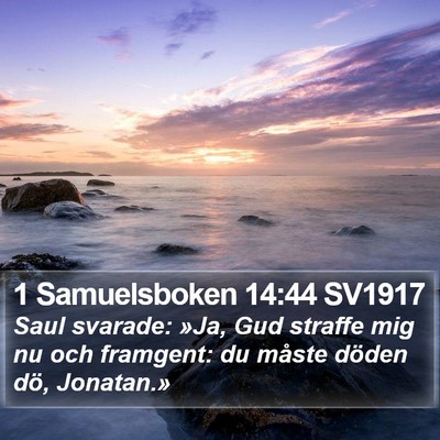 1 Samuelsboken 14:44 SV1917 Bible Verse Image