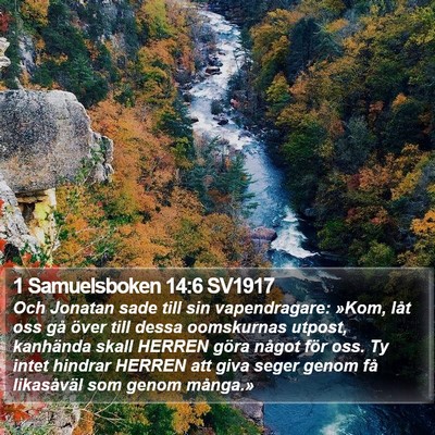 1 Samuelsboken 14:6 SV1917 Bible Verse Image