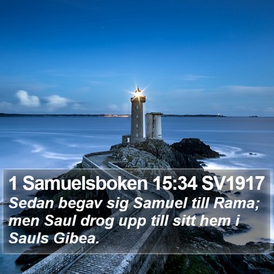 1 Samuelsboken 15:34 SV1917 Bible Verse Image