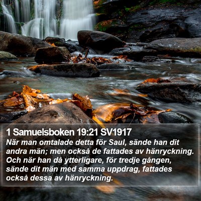 1 Samuelsboken 19:21 SV1917 Bible Verse Image