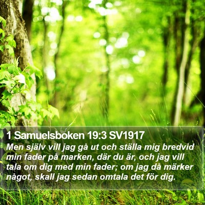 1 Samuelsboken 19:3 SV1917 Bible Verse Image