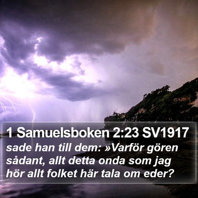 1 Samuelsboken 2:23 SV1917 Bible Verse Image