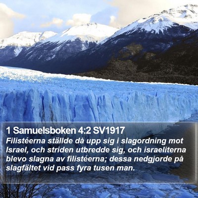 1 Samuelsboken 4:2 SV1917 Bible Verse Image