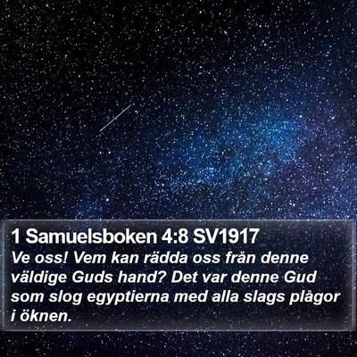 1 Samuelsboken 4:8 SV1917 Bible Verse Image