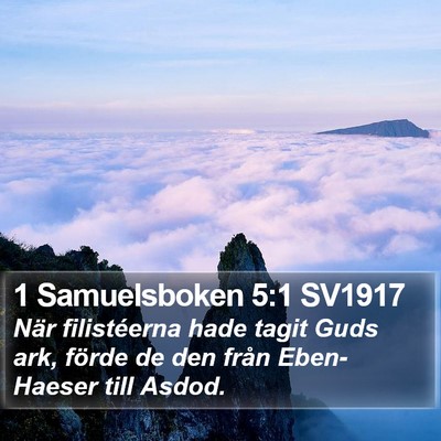 1 Samuelsboken 5:1 SV1917 Bible Verse Image