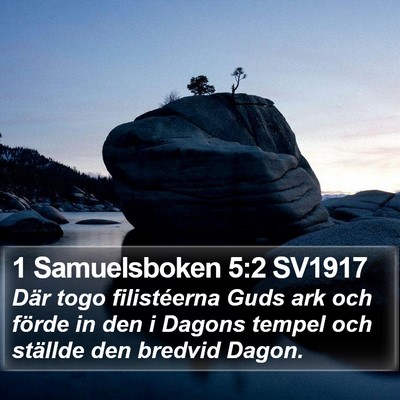 1 Samuelsboken 5:2 SV1917 Bible Verse Image