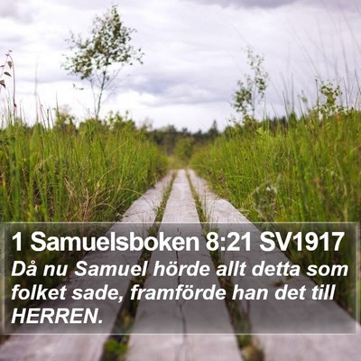 1 Samuelsboken 8:21 SV1917 Bible Verse Image