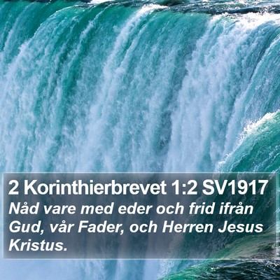 2 Korinthierbrevet 1:2 SV1917 Bible Verse Image