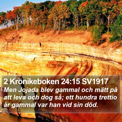 2 Krönikeboken 24:15 SV1917 Bible Verse Image