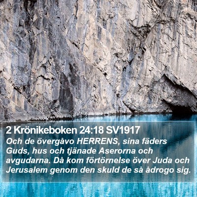2 Krönikeboken 24:18 SV1917 Bible Verse Image