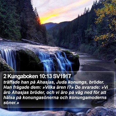 2 Kungaboken 10:13 SV1917 Bible Verse Image