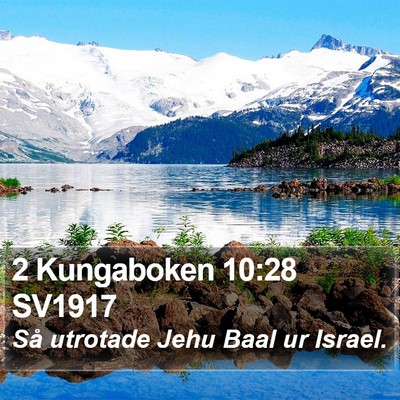 2 Kungaboken 10:28 SV1917 Bible Verse Image