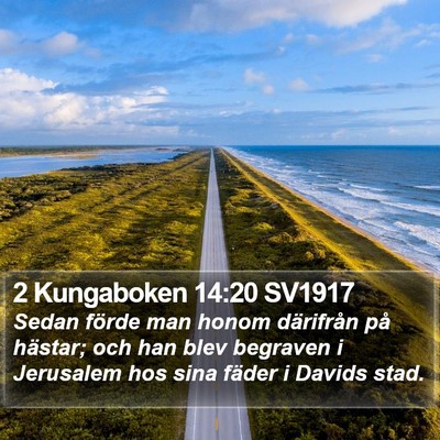 2 Kungaboken 14:20 SV1917 Bible Verse Image