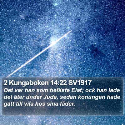 2 Kungaboken 14:22 SV1917 Bible Verse Image
