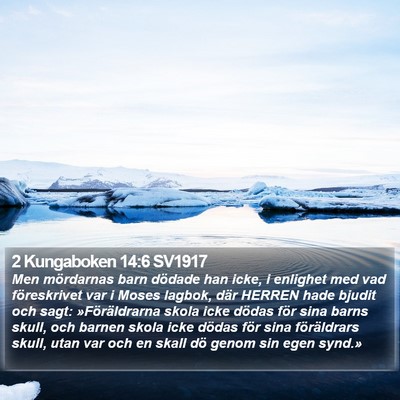 2 Kungaboken 14:6 SV1917 Bible Verse Image