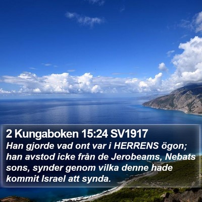 2 Kungaboken 15:24 SV1917 Bible Verse Image