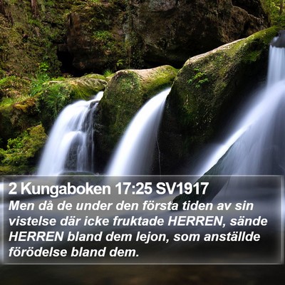 2 Kungaboken 17:25 SV1917 Bible Verse Image