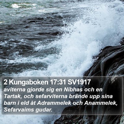 2 Kungaboken 17:31 SV1917 Bible Verse Image