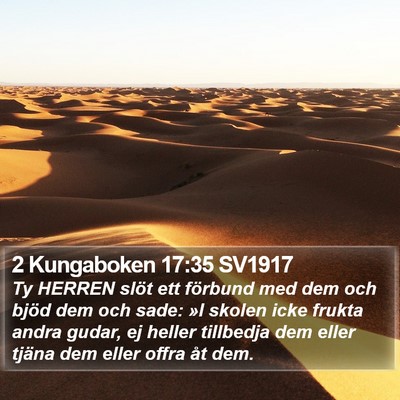 2 Kungaboken 17:35 SV1917 Bible Verse Image