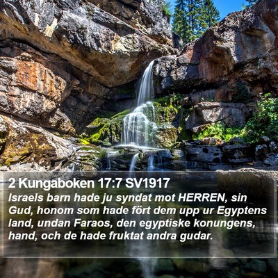 2 Kungaboken 17:7 SV1917 Bible Verse Image