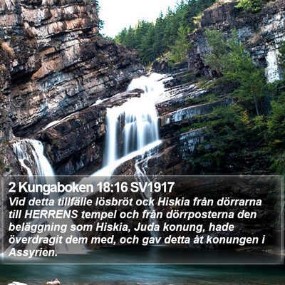 2 Kungaboken 18:16 SV1917 Bible Verse Image
