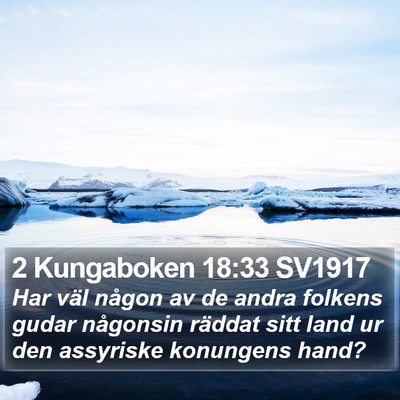 2 Kungaboken 18:33 SV1917 Bible Verse Image