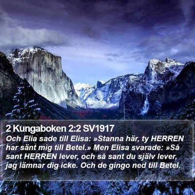 2 Kungaboken 2:2 SV1917 Bible Verse Image