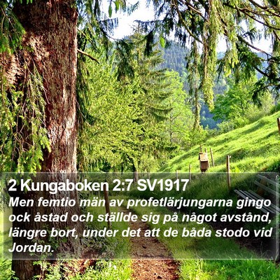 2 Kungaboken 2:7 SV1917 Bible Verse Image