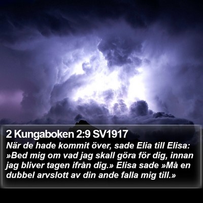 2 Kungaboken 2:9 SV1917 Bible Verse Image