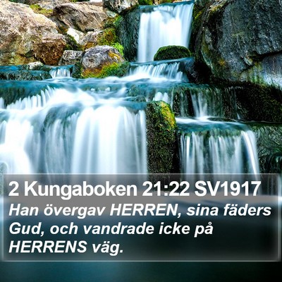 2 Kungaboken 21:22 SV1917 Bible Verse Image