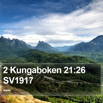 2 Kungaboken 21:26 SV1917 Bible Verse Image