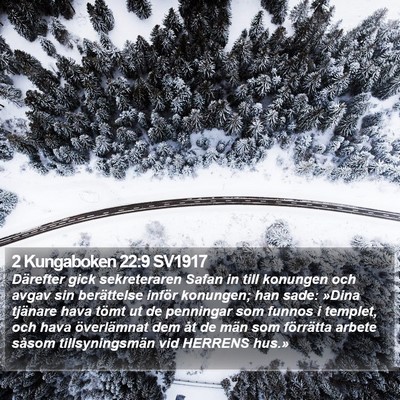 2 Kungaboken 22:9 SV1917 Bible Verse Image
