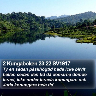 2 Kungaboken 23:22 SV1917 Bible Verse Image