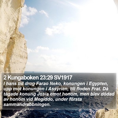 2 Kungaboken 23:29 SV1917 Bible Verse Image