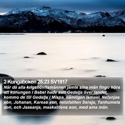 2 Kungaboken 25:23 SV1917 Bible Verse Image