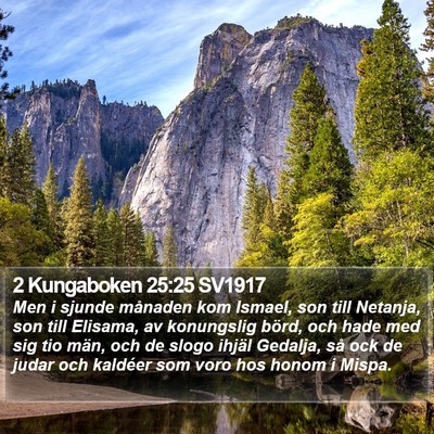 2 Kungaboken 25:25 SV1917 Bible Verse Image