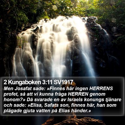 2 Kungaboken 3:11 SV1917 Bible Verse Image