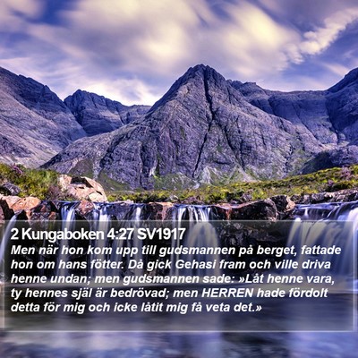 2 Kungaboken 4:27 SV1917 Bible Verse Image