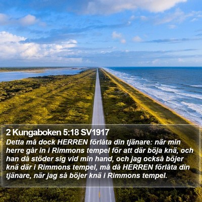 2 Kungaboken 5:18 SV1917 Bible Verse Image