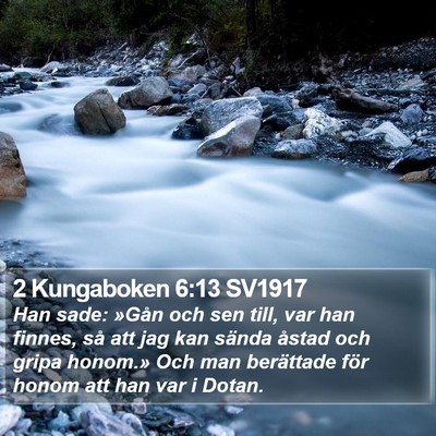 2 Kungaboken 6:13 SV1917 Bible Verse Image
