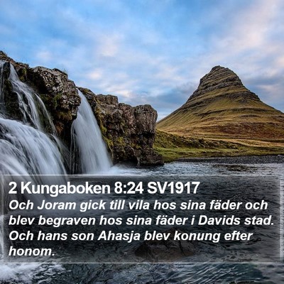 2 Kungaboken 8:24 SV1917 Bible Verse Image