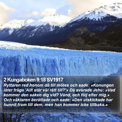 2 Kungaboken 9:18 SV1917 Bible Verse Image