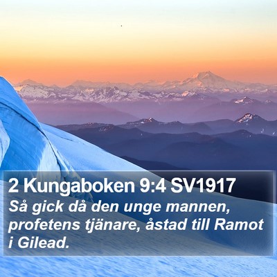 2 Kungaboken 9:4 SV1917 Bible Verse Image