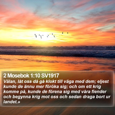 2 Mosebok 1:10 SV1917 Bible Verse Image