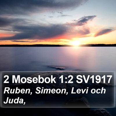 2 Mosebok 1:2 SV1917 Bible Verse Image
