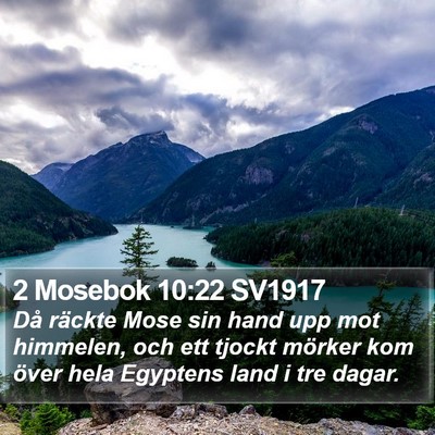 2 Mosebok 10:22 SV1917 Bible Verse Image