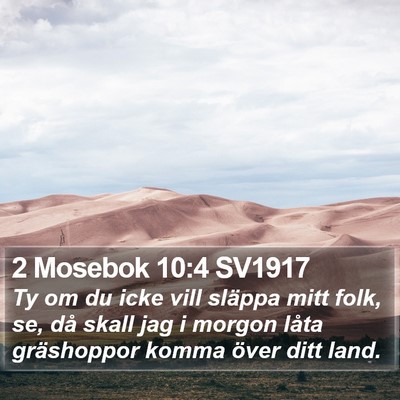 2 Mosebok 10:4 SV1917 Bible Verse Image