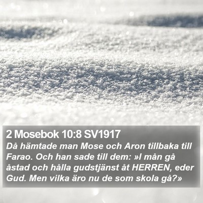 2 Mosebok 10:8 SV1917 Bible Verse Image